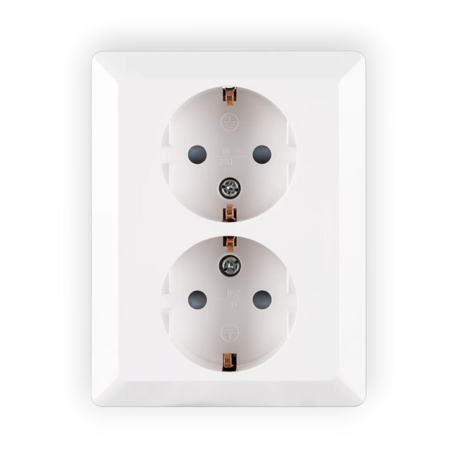 ION Industries Wandcontactdoos RA - Halfopbouw 2-voudig
