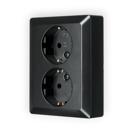 ION Industries Wandcontactdoos RA - Halfopbouw 2-voudig