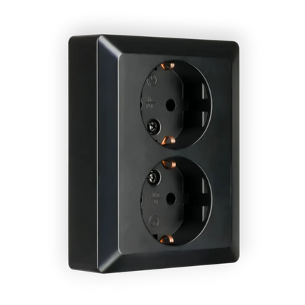 ION Industries Wandcontactdoos RA - Halfopbouw 2-voudig