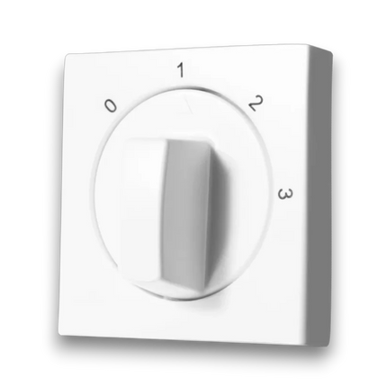 ION Industries Centraalplaat Draaiknop met 3-standenschakelaar met Nulstand - J1/V1