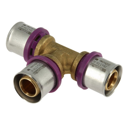 Bonfix Alu-Pers T-Koppeling - Pers - Messing