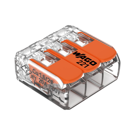 Wago 221 Lasklem - 4mm²