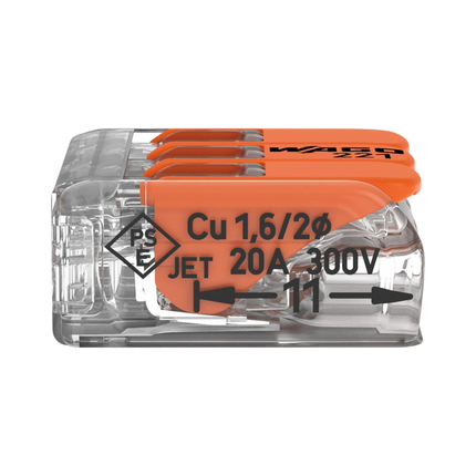 Wago 221 Lasklem - 4mm²