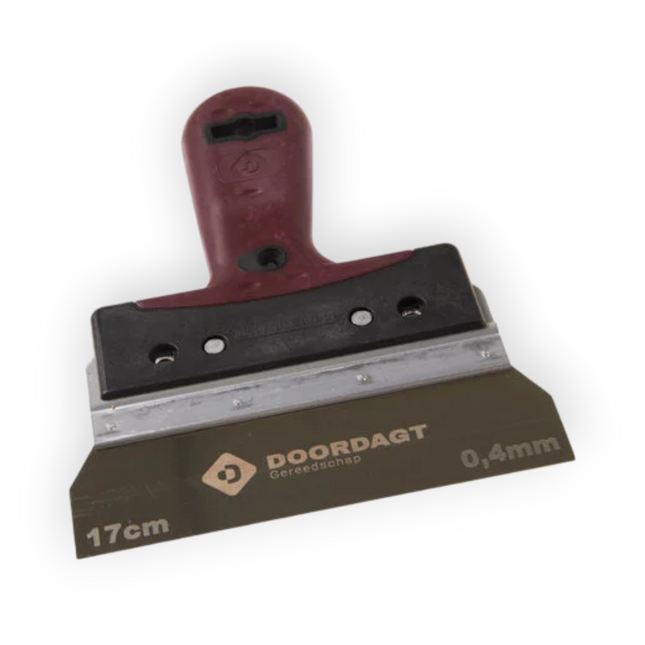 Doordagt Spackmes met Zacht Handgreep - RVS - 0,4mm