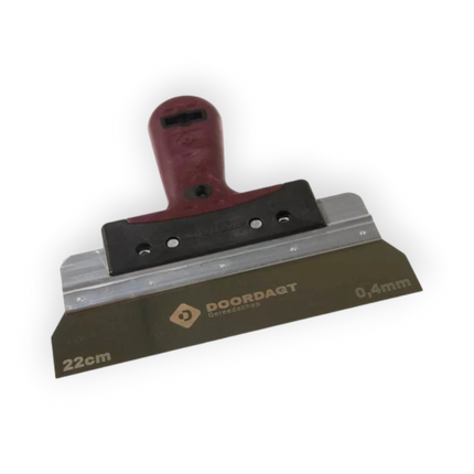 Doordagt Spackmes met Zacht Handgreep - RVS - 0,4mm
