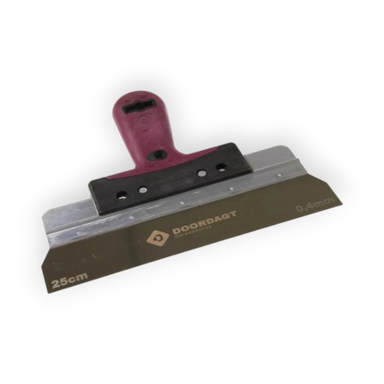Doordagt Spackmes met Zacht Handgreep - RVS - 0,4mm