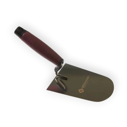 Doordagt Premium Soft Stukadoorstroffel met S-Hals & Zacht Handgreep - RVS