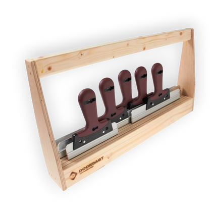 Doordagt Spackmesbak inclusief 5 Messen met Zacht Handgreep - 20, 30, 40, 50 & 60cm