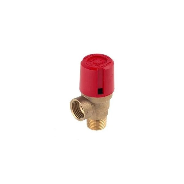 Bonfix Overstortventiel - 3 Bar - Binnendraad x Buitendraad - 1/2 x 1/2