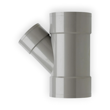 Martens T-stuk - 45° - Mof - PVC