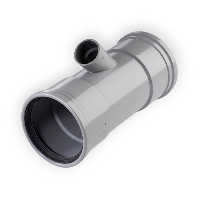 Martens T-stuk - 45° - 2x Manchet / 1x Mof - PVC