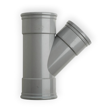 Martens T-stuk - 45° - Manchet - PVC