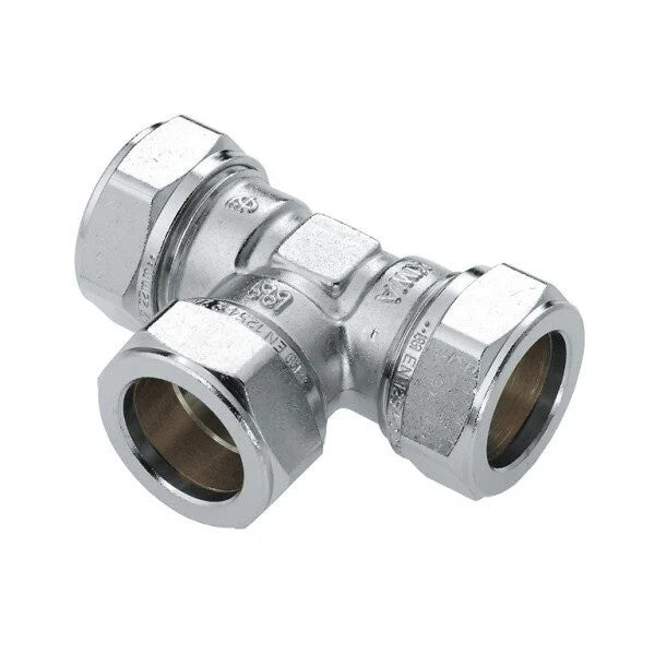 Bonfix T-Koppeling - Knel - Vertind Messing