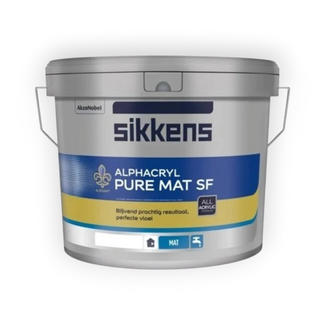 Sikkens Alphacryl Pure Mat SF Muurverf - Wit - 10L