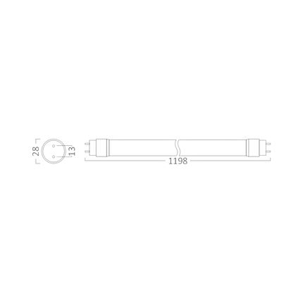 Braytron Advance LED TL Buis - G13 - T8