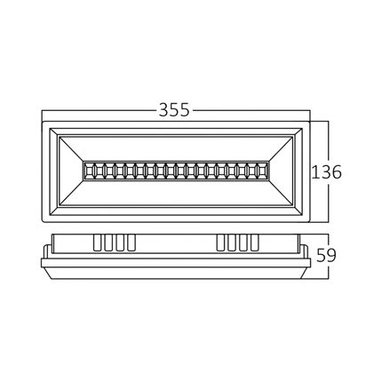 Braytron LED Nooduitgangsbord - 5W - IP65