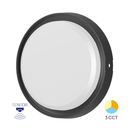 Braytron LED Wandlamp - Rond - 18W - IP65 - CCT