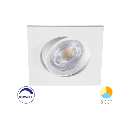 Braytron LED Spot - Vierkant - 7W - IP20 - CCT