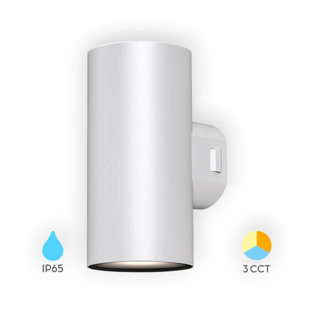 Braytron Vekta LED Wandlamp - 2x9W - IP65 - CCT