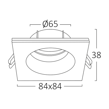 Braytron Spotbehuizing - IP54