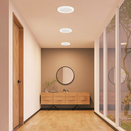 Braytron LED Plafondlamp met Bewegingssensor - Rond - 20W - IP20 - CCT - Wit