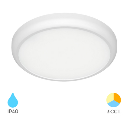 Braytron LED Plafondlamp - Rond - 20W - IP40 - CCT