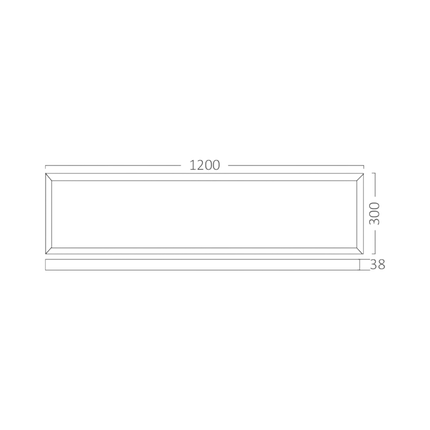 Braytron LED Paneel - 50W - IP20 - CCT - Wit