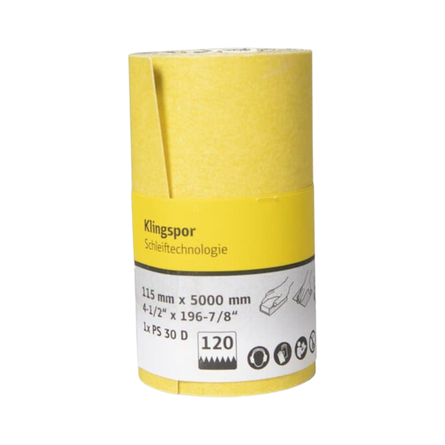 Klingspor PS30D Schuurrol - 115mm x 5m