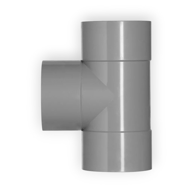 Martens T-stuk - 90° - Mof - PVC